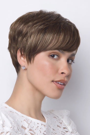 Short hair wig: Rene of Paris, Amara